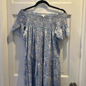 Tucknernuck Marea Louise Dress Loose Fit Oversized 100% Cotton Made India Size S